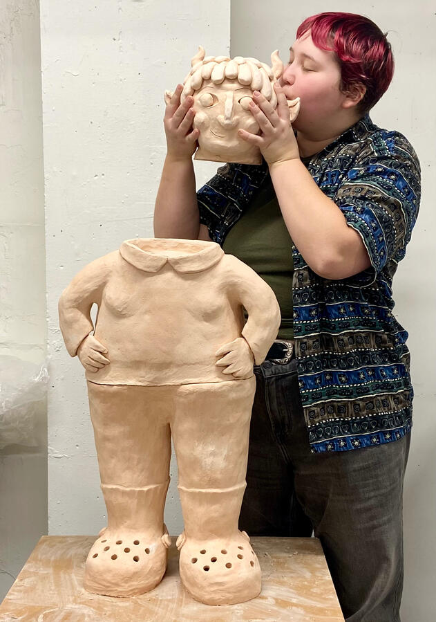 Achlys with the Artist